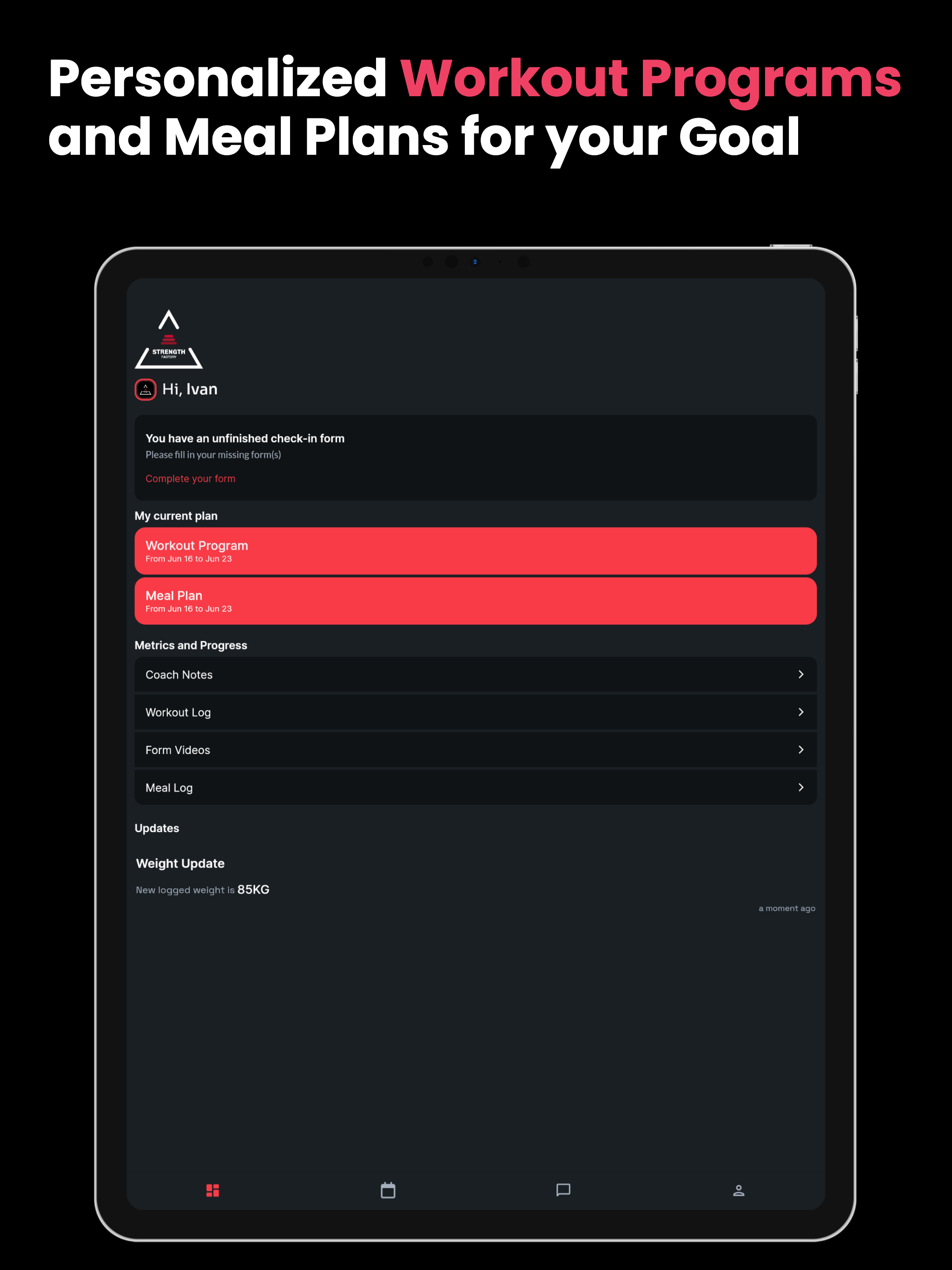 Strength Factory Coaching screenshot 11