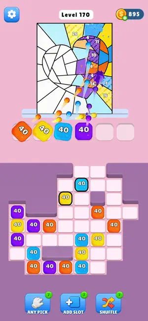 Block Brush -Color Puzzle Game screenshot 4