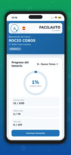 Captura de pantalla de Facilauto Formacion en iPhone 1