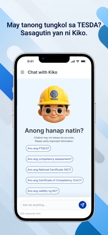 TESDA Skills Passport screenshot