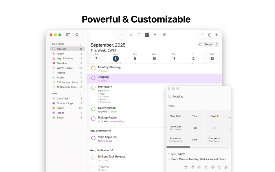 #3. GoodTask (macOS) 由: haha Interactive