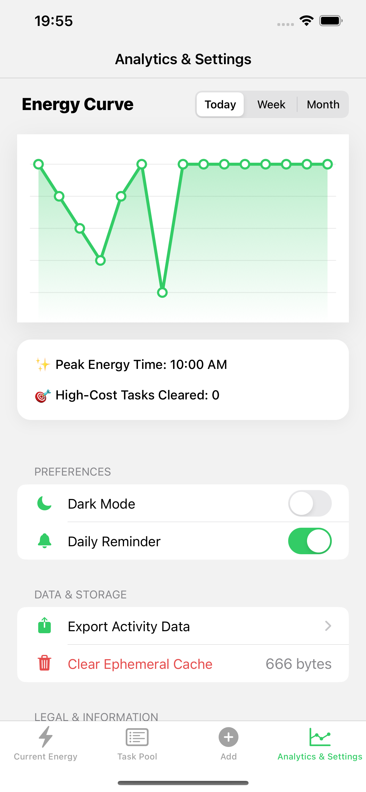 Energy task manager screenshot 3