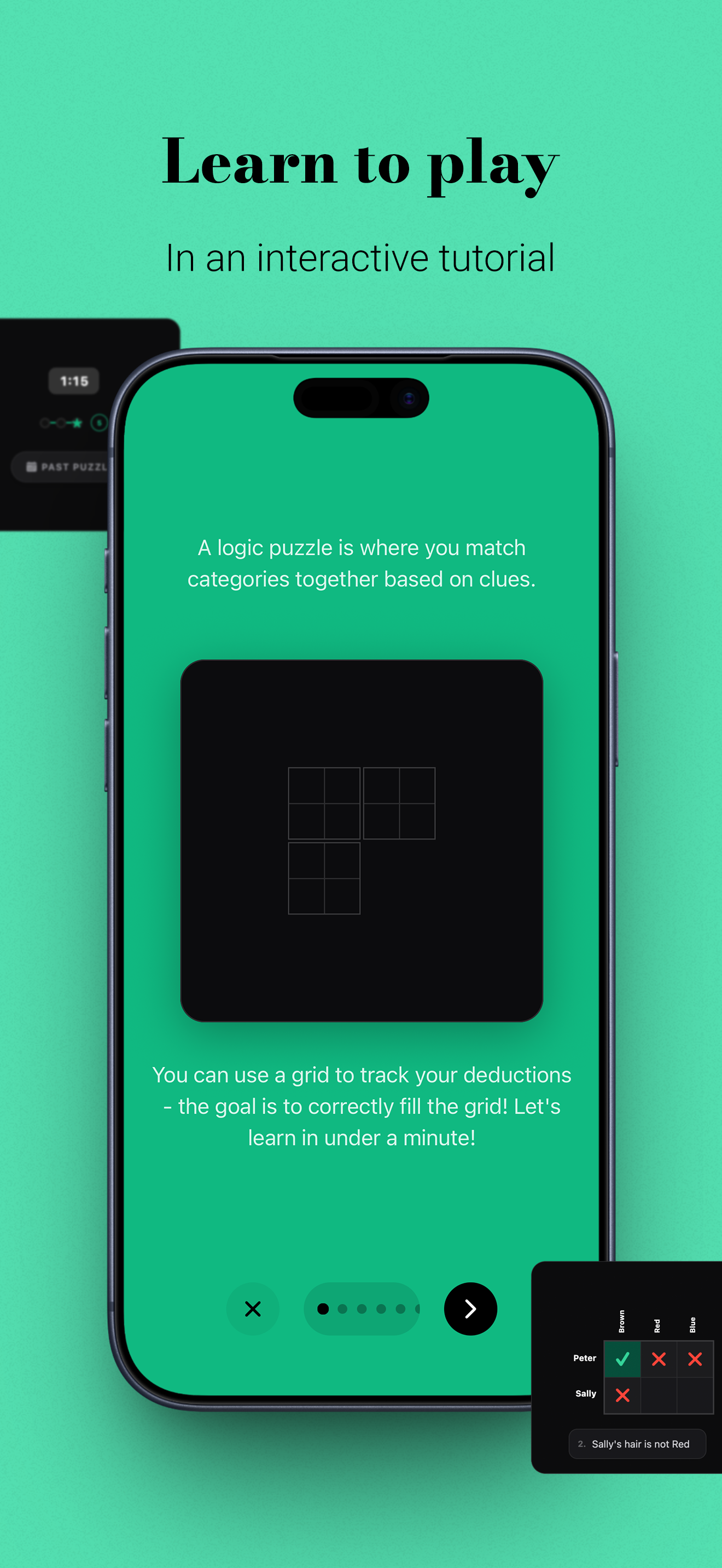 Crux: Daily Logic Puzzles screenshot 3