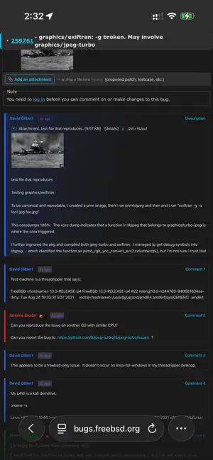 Bugzilla++ screenshot 2