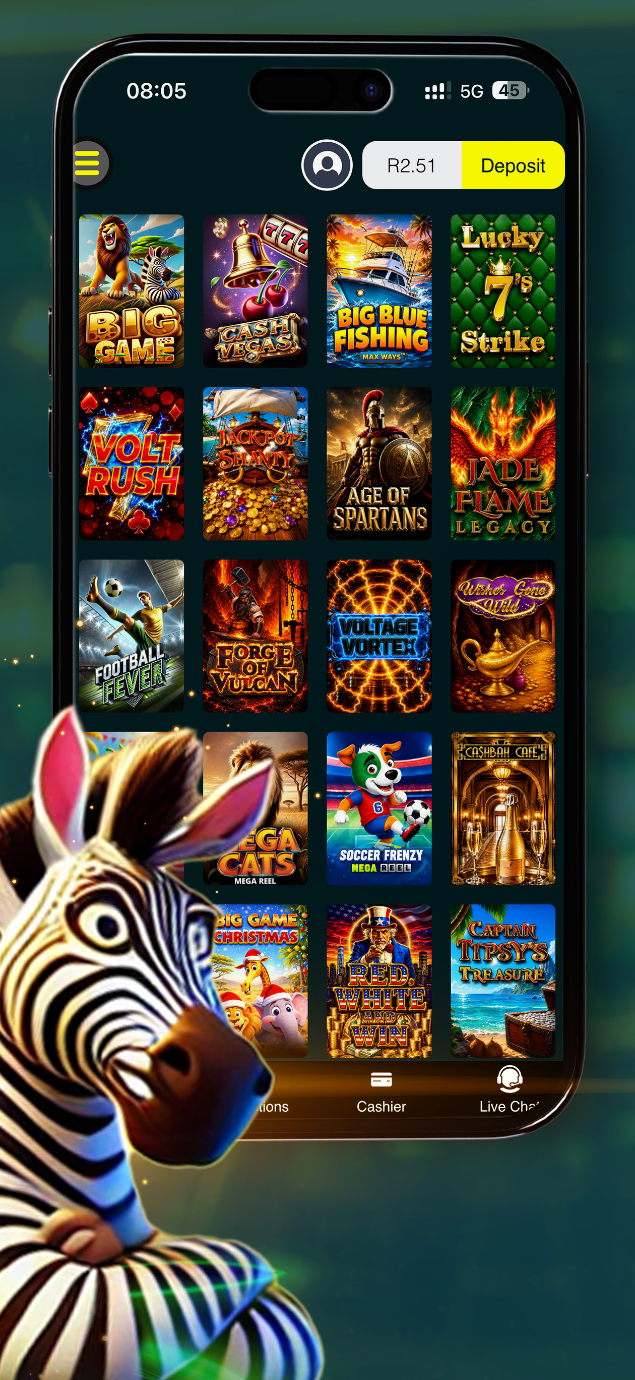 ZARbet screenshot 2