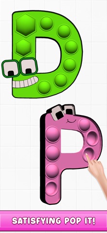 Pop It Alphabets Lore 3D Giant iPhone screenshot