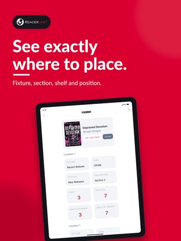ReaderLink BookFinder iPad screenshot