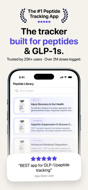 PepTracker: Dose Log screenshot 1