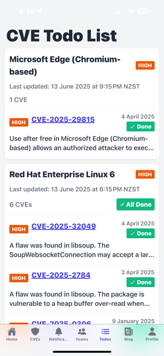CVETodo Screenshot 1 of 4