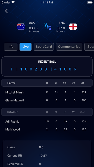 Smartcrics: Live Cricket Score Screenshot