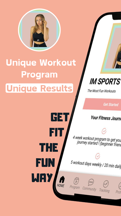 Fitness Journey - IM Sports Screenshot