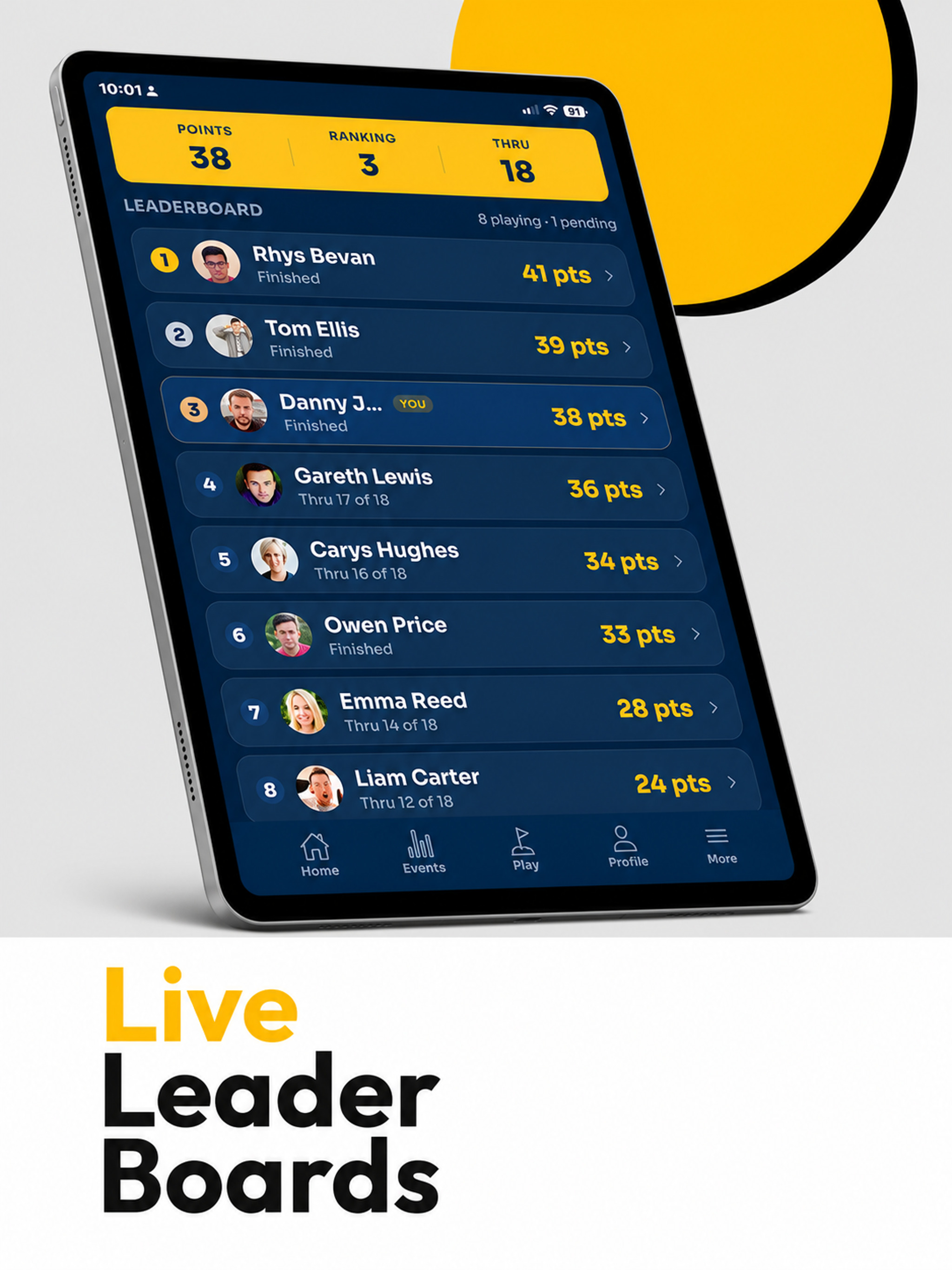 Golf Handicapp: Leaderboards screenshot 8