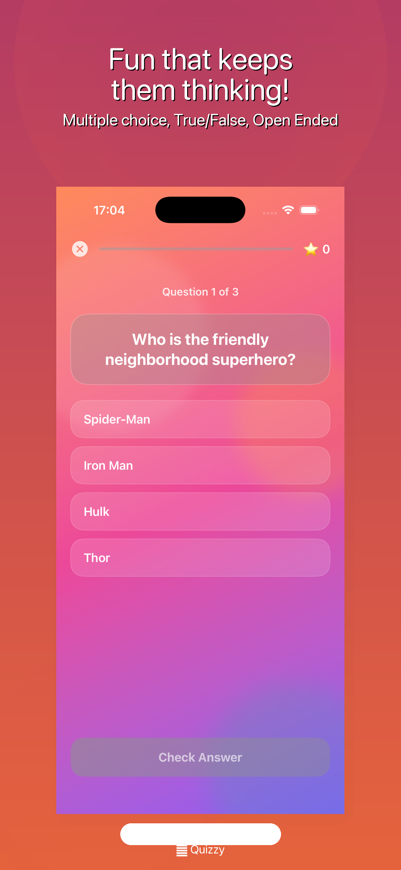 Quizzy - AI Kids Quiz & Trivia screenshot 4