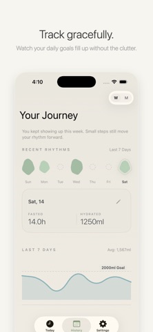 Tend - Fasting & stay hydrated Screenshot 2 of 3