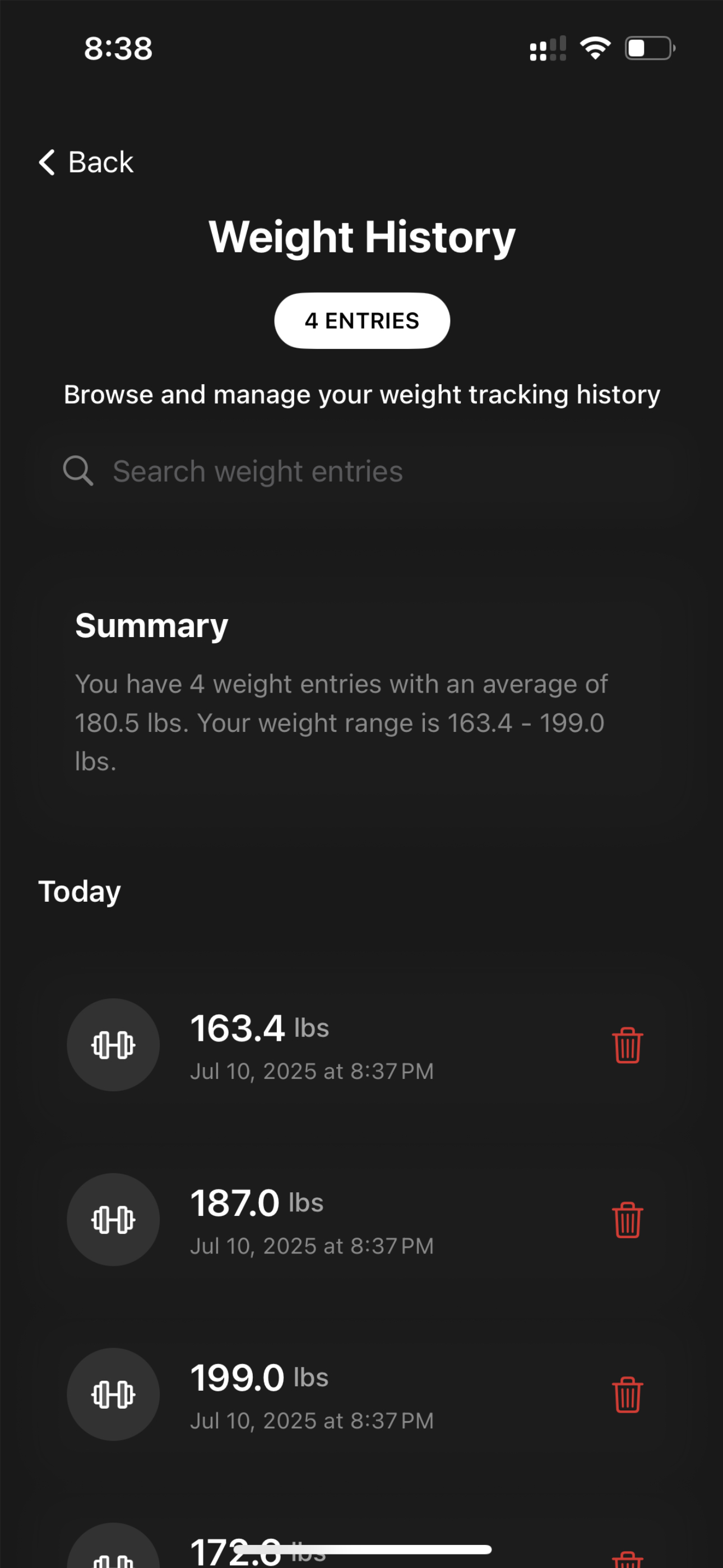 Weigh Memo