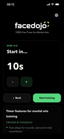 Facedojo Fight Timer Screenshot 4 of 6