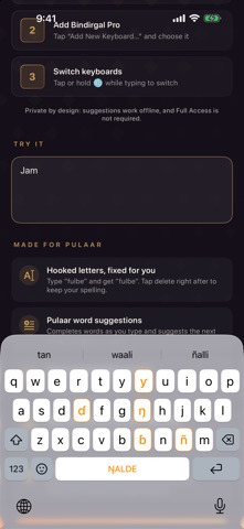 App screenshot