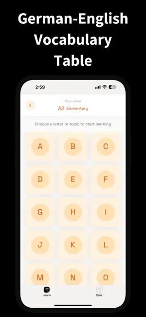 Learn German Vocab A1 A2 B1 screenshot 3