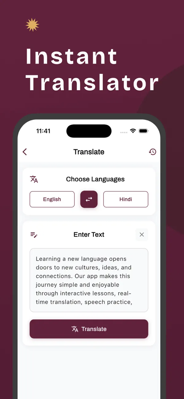Screenshot #3 pour English to Hindi Translator