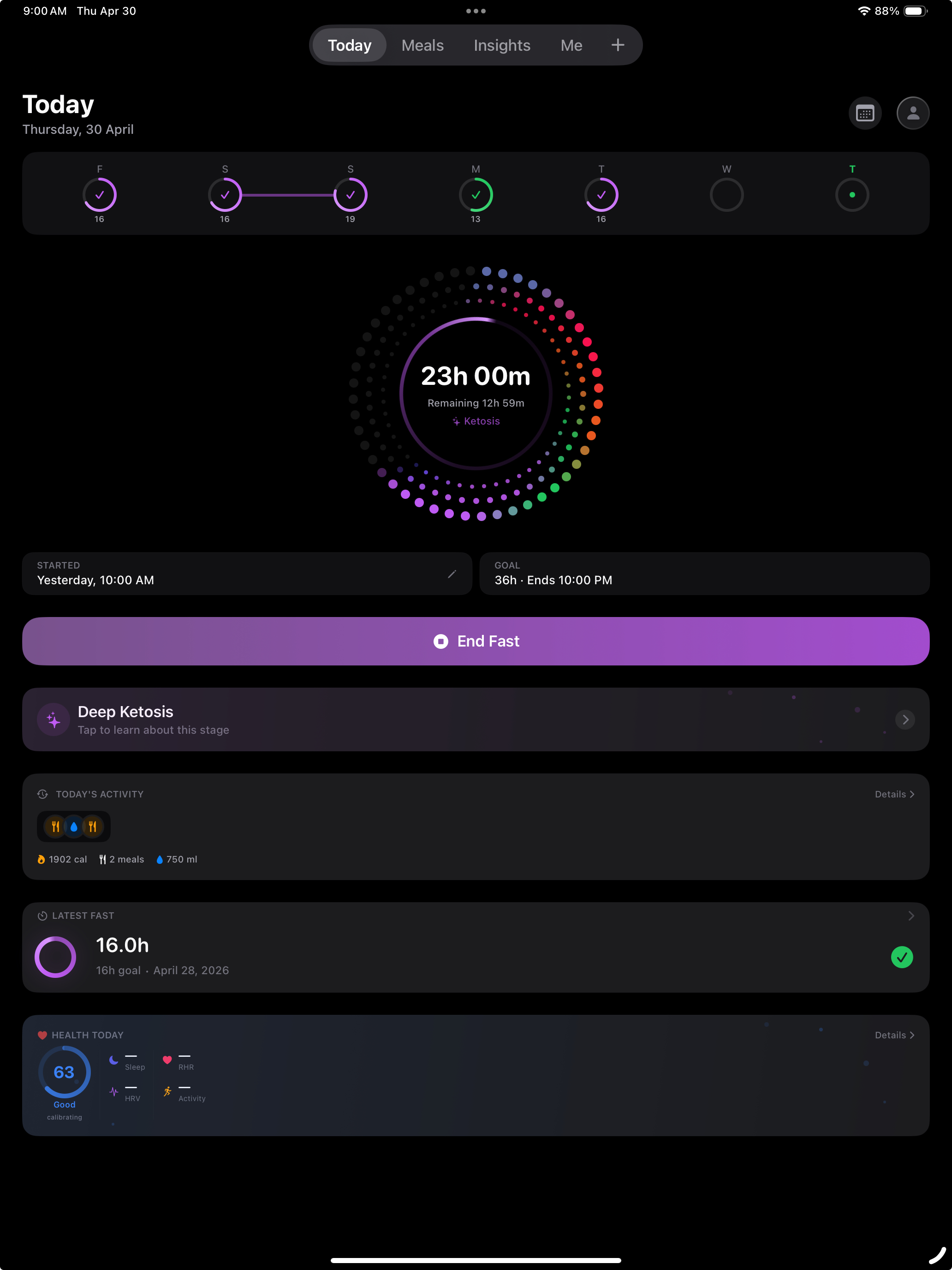 Atomic Fast: Fasting & Diet screenshot 11