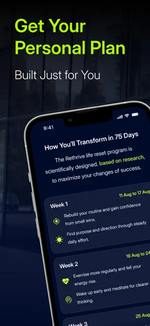 75 Days Challenge - Rethrive screenshot 3