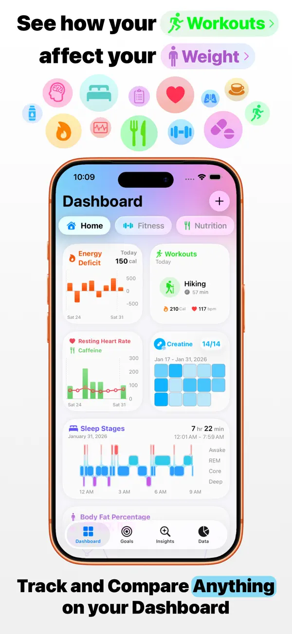 Screenshot #1 pour Coefficients: Health Insights