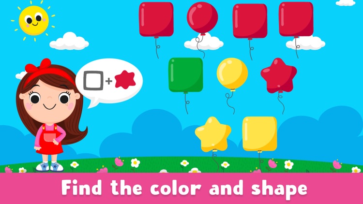Color learning games for kids