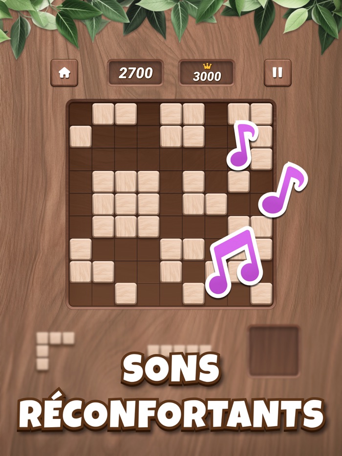 Woody Block Puzzle Cube Block