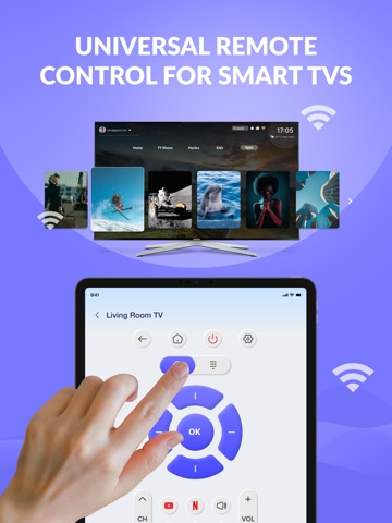 Smart Remote Controller TV iPad screenshot