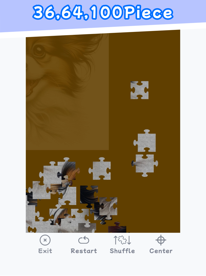 Joyful Puppy Jigsaw Puzzles