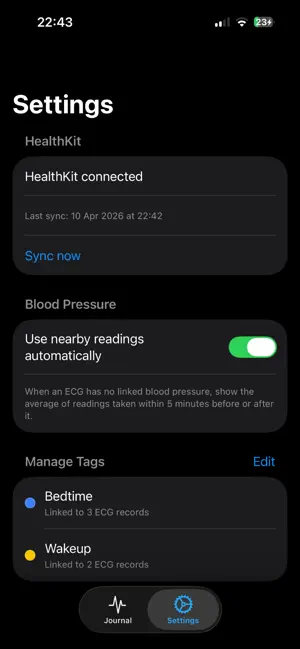 ECG Journal screenshot 4