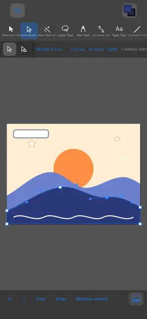 qCurving screenshot 2