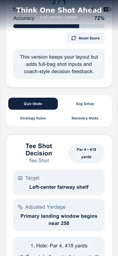 ShotSmart Golf screenshot 1