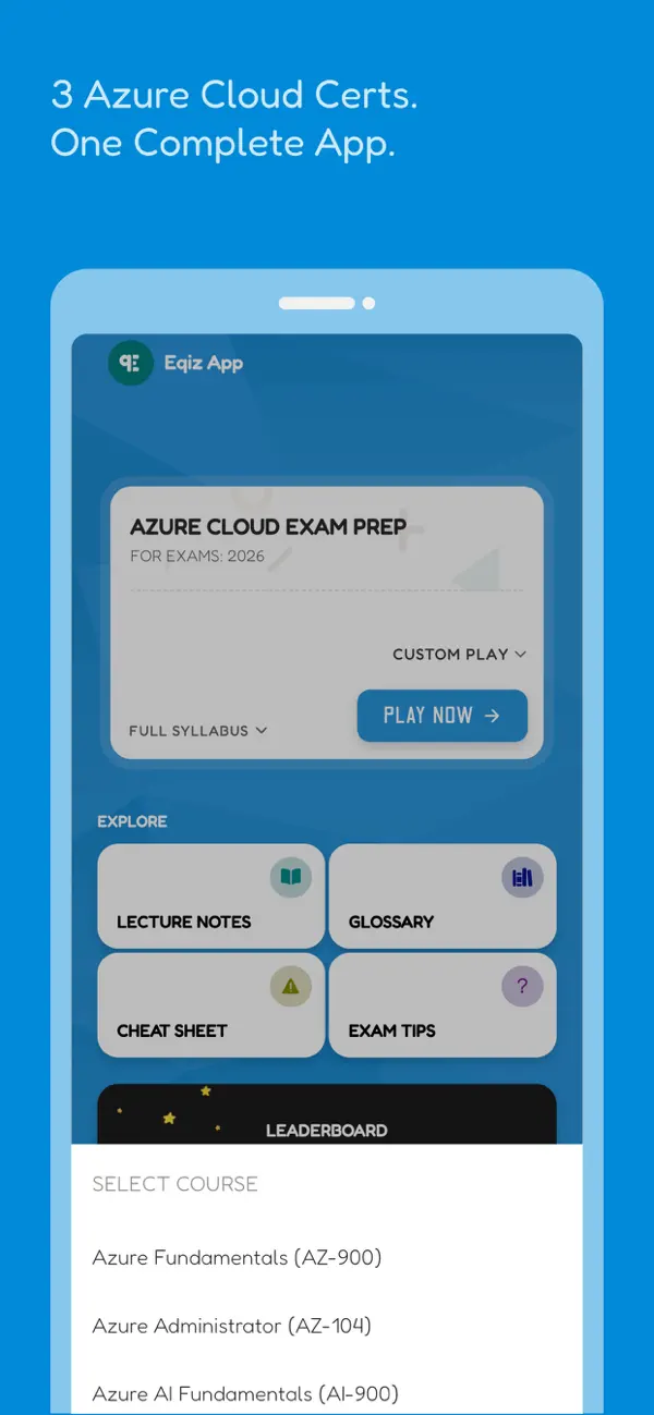 Screenshot #2 pour Azure Cloud Prep: with AI