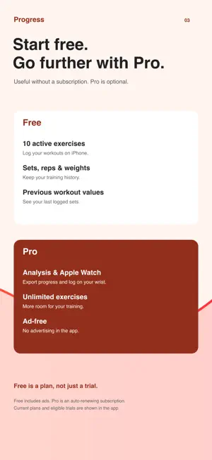 Progress: Gym-Tracker screenshot 3