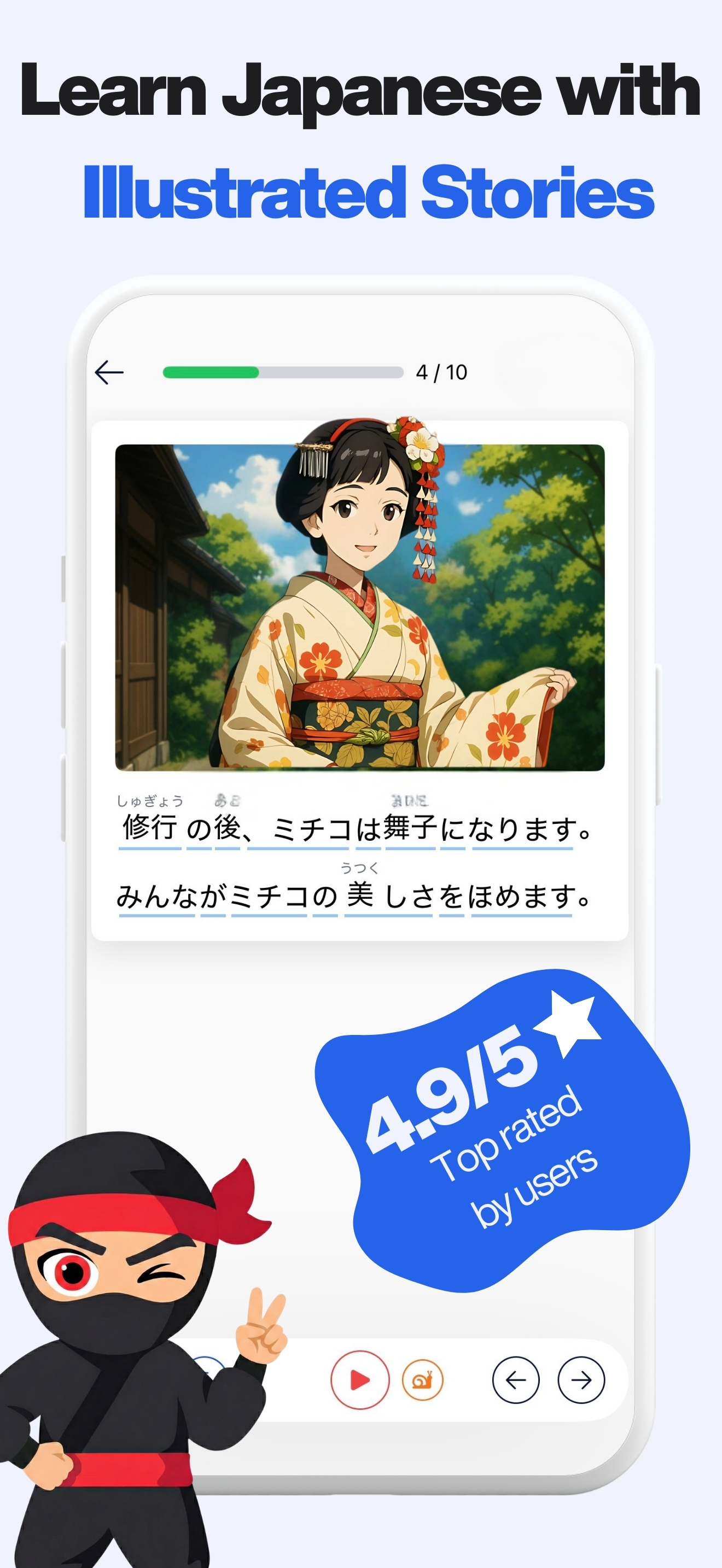 Shinobi: Read & Learn Japanese