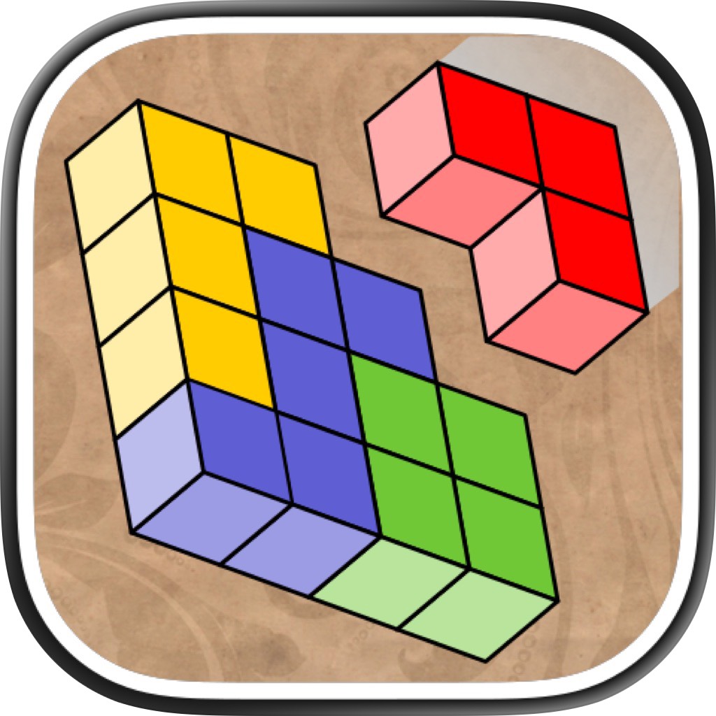 Apple App Store cover for Tangrams Block Puzzle