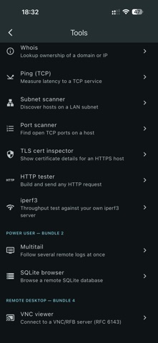 ShellPhone - SSH client Screenshot 2 of 10
