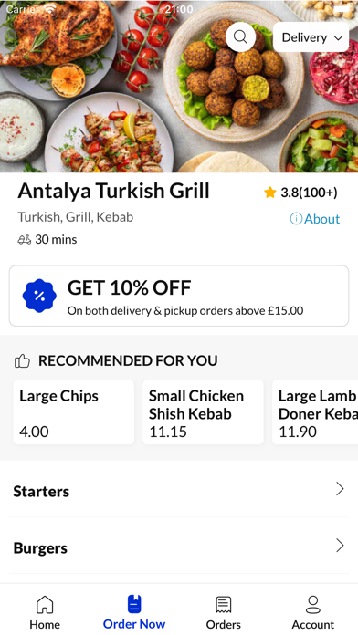 Antalya Turkish Grill Screenshot