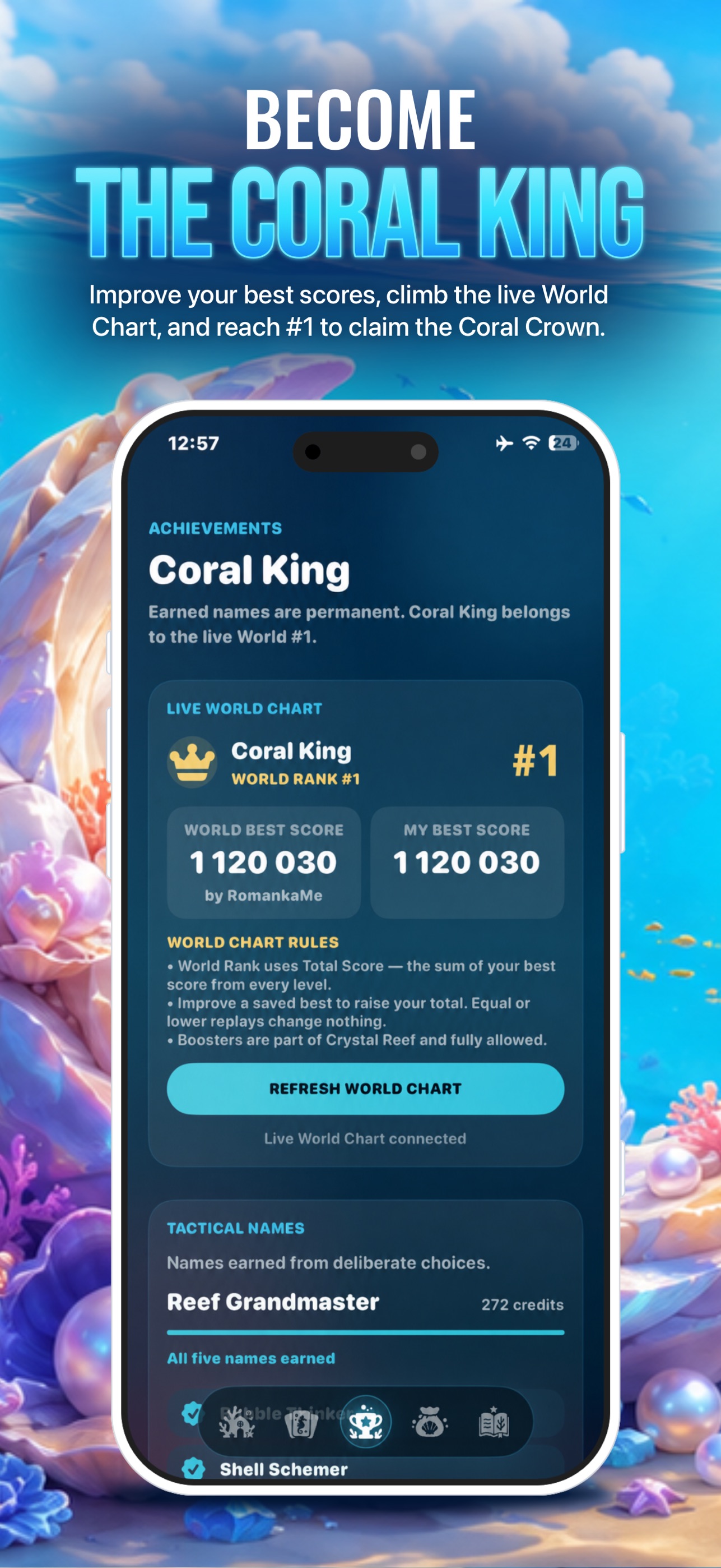 Screenshot 4 of Crystal Reef: Crown Challenge