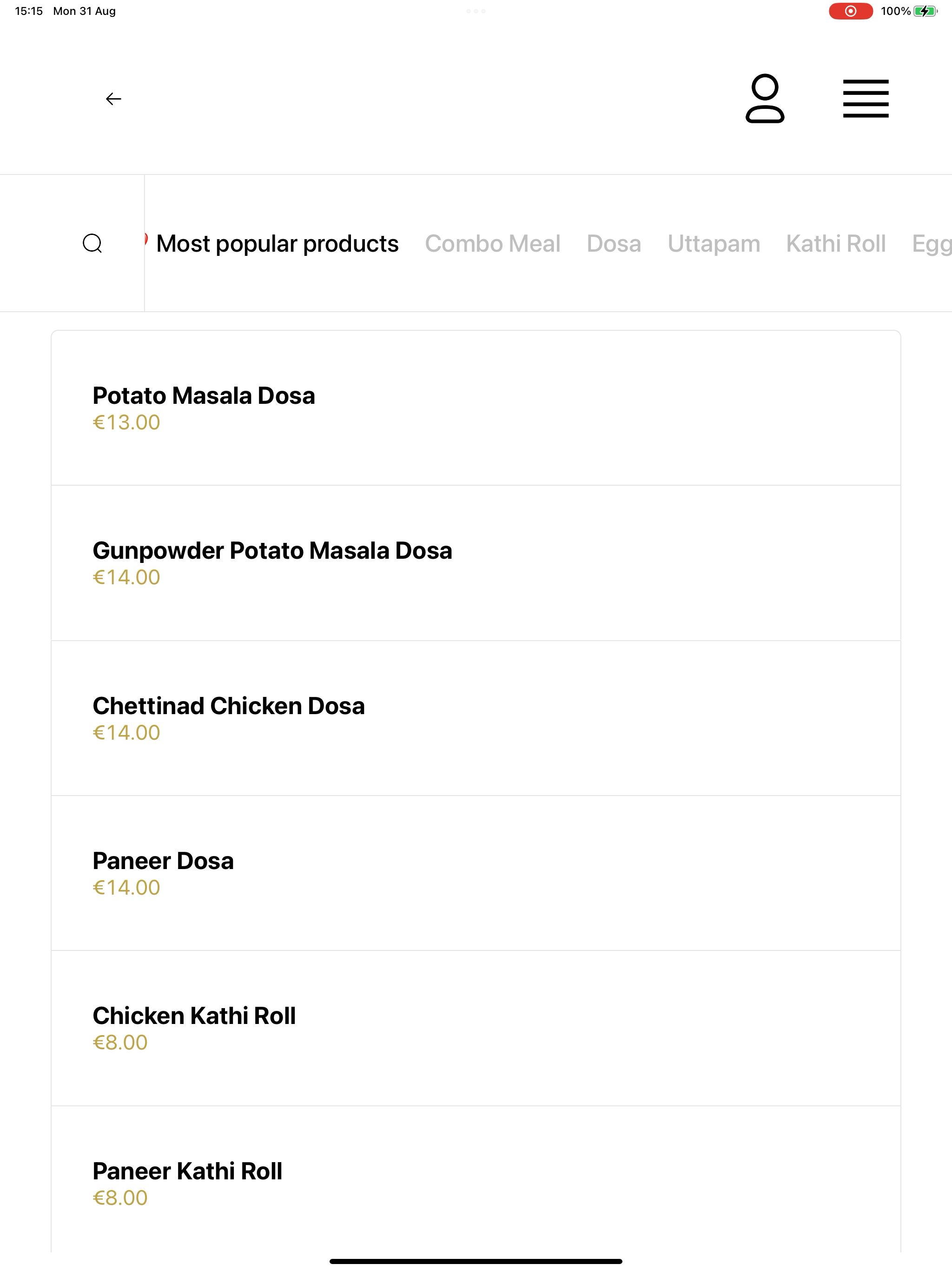 Dosa Dosa screenshot 14