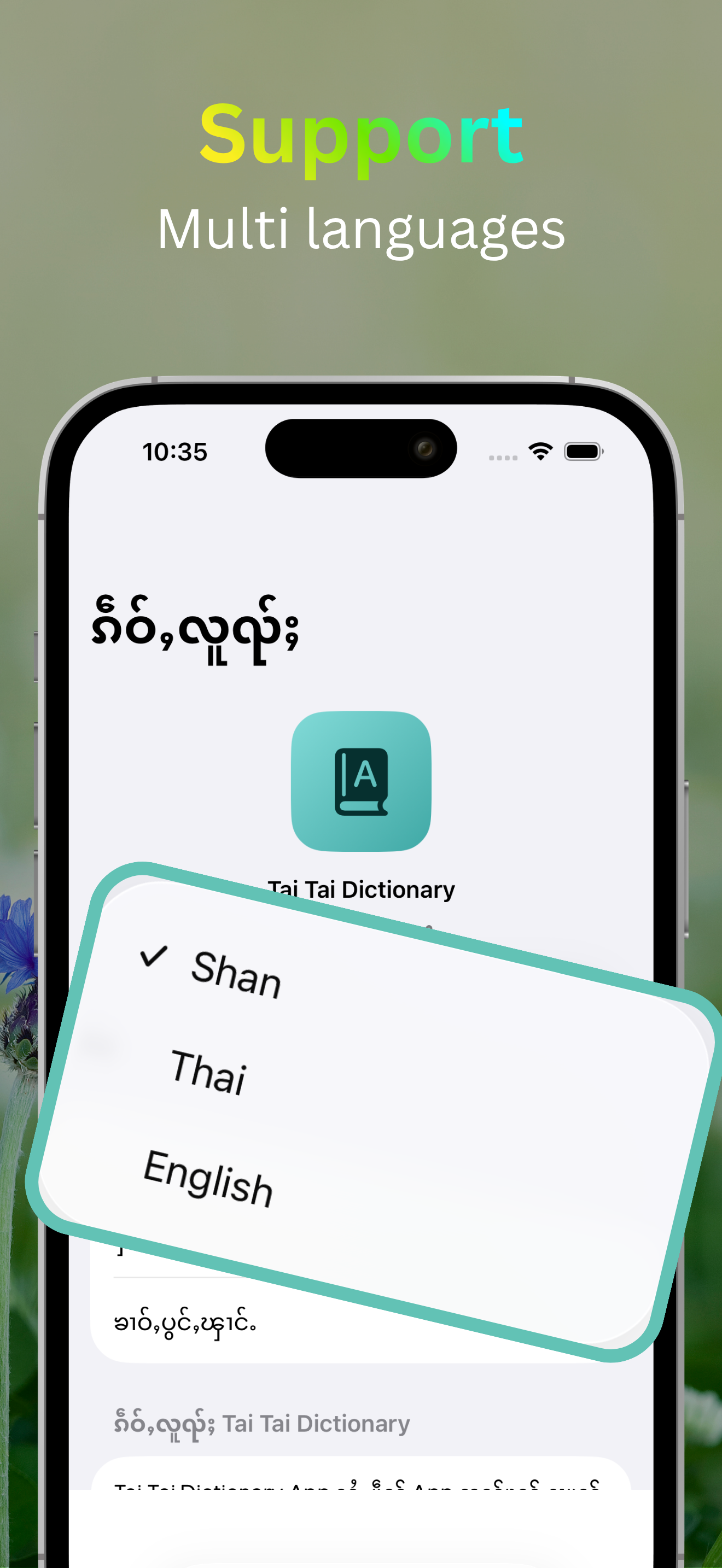 Tai Tai Dictionary: Shan Words screenshot 5