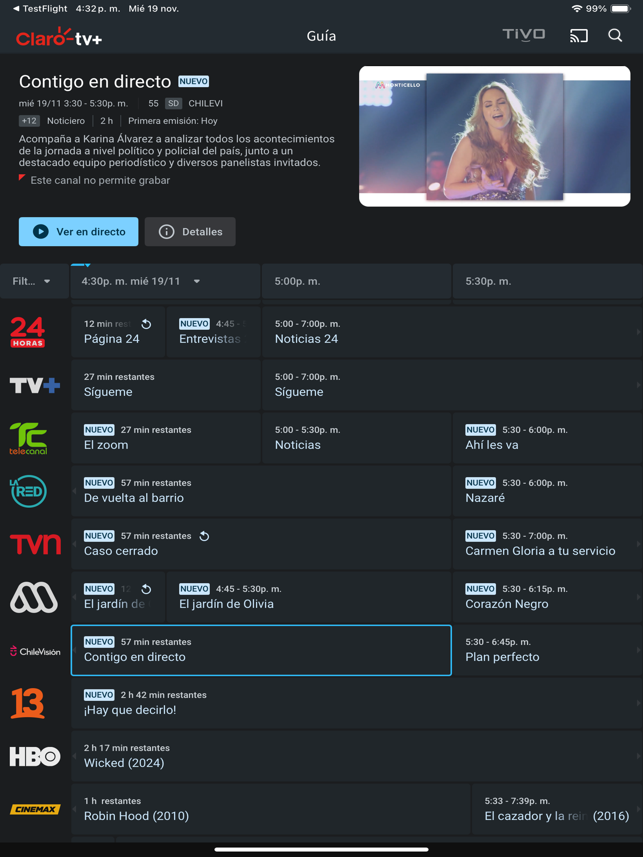 Clarotv+ Chile screenshot 10