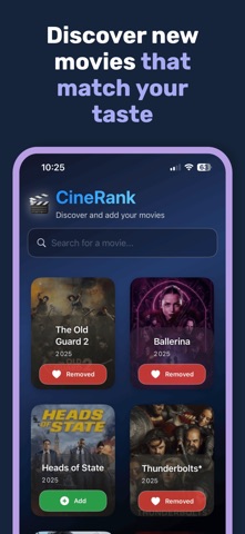 CineRank Screenshot 2 of 6