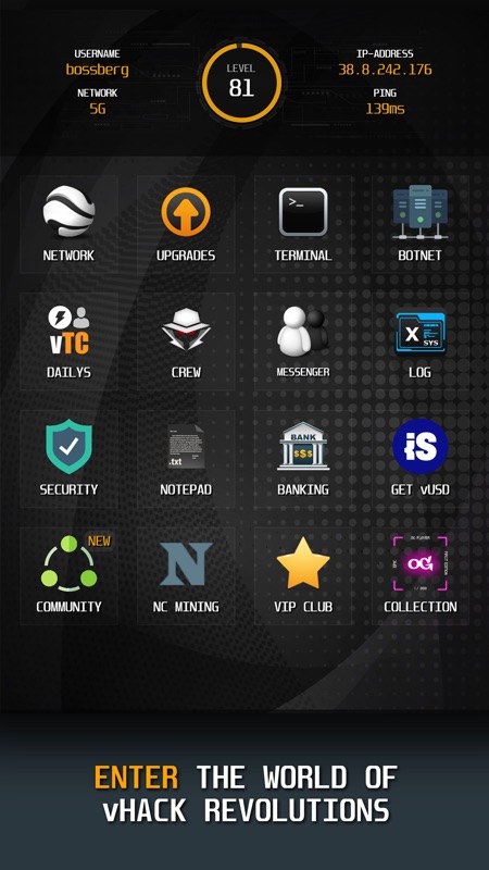 vHack Revolutions: Hacker Game screenshot 1