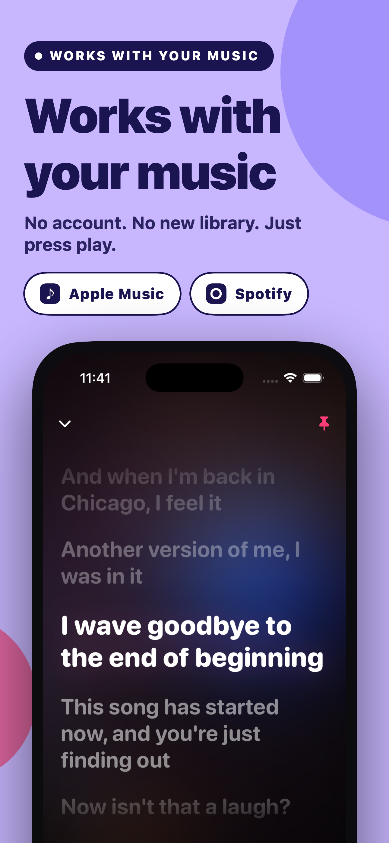 Vibe: Dynamic Lyrics & CarPlay
