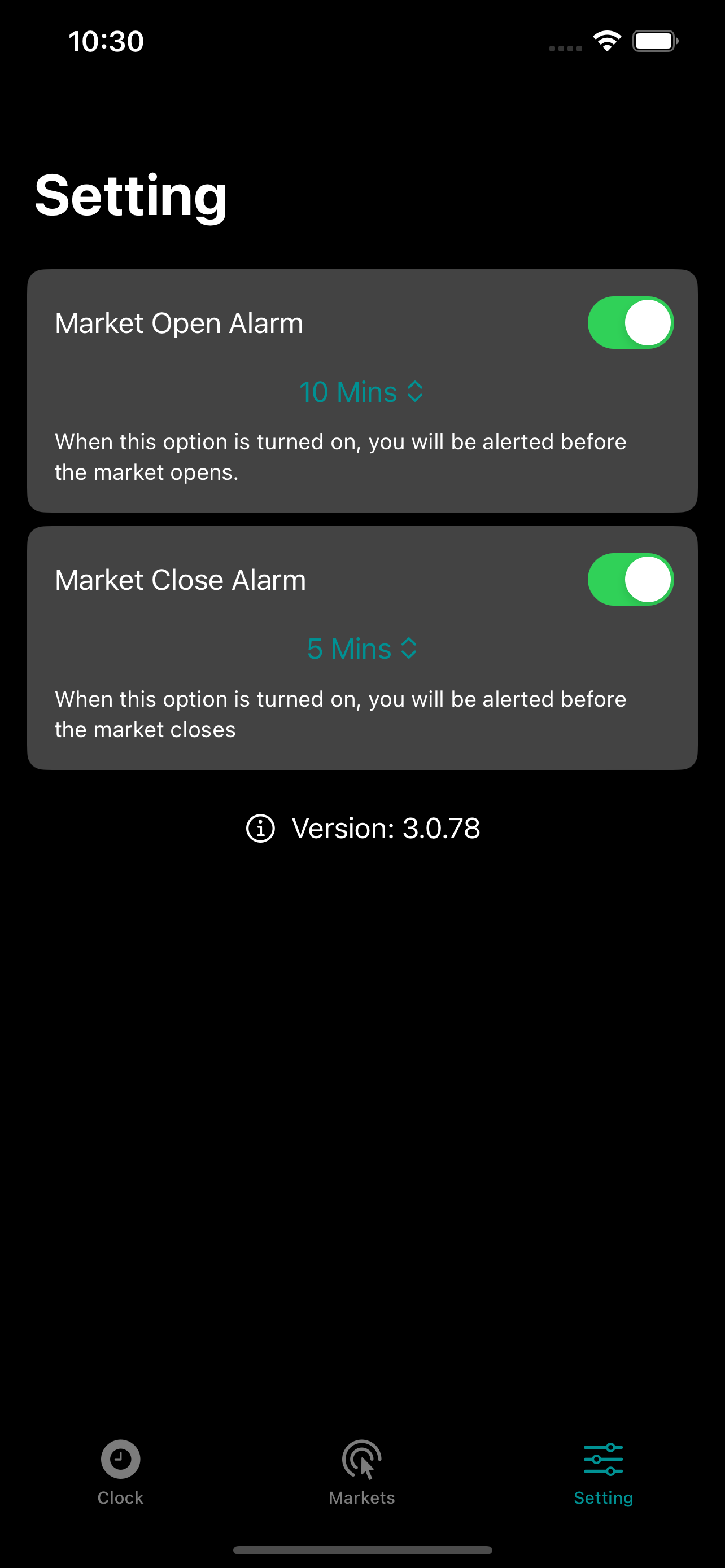 Financial Clock