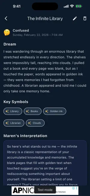 Somnia: AI Dream Journal screenshot 2