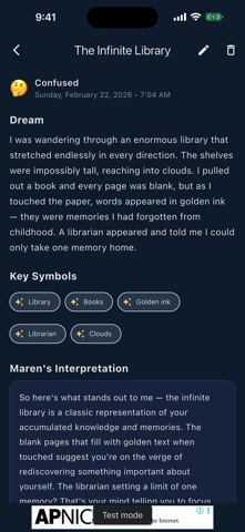 Somnia: AI Dream Journal screenshot