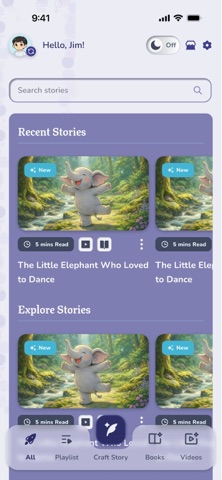 Taletic: Stories for Kids iPhone screenshot